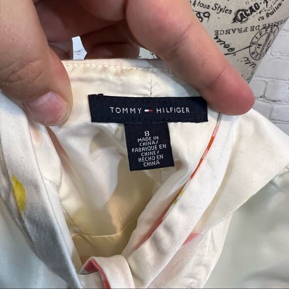 Tommy Hilfiger Sleeveless Floral Razorback Dress size 8 - Picture 9 of 11